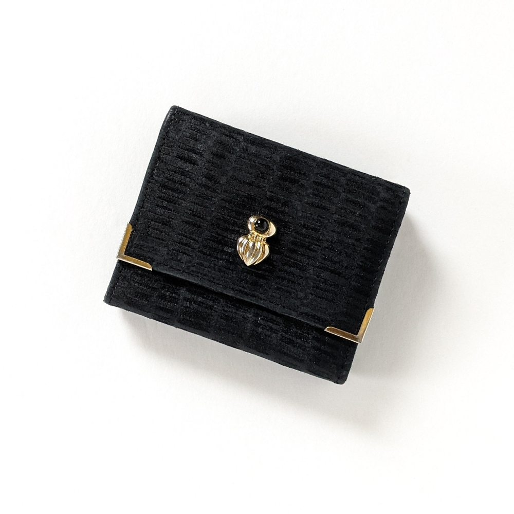 Vintage Black Leather Wallet